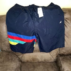 Staple Pigeon Athletic Shorts Size:XXXL Color:Navy/Multi